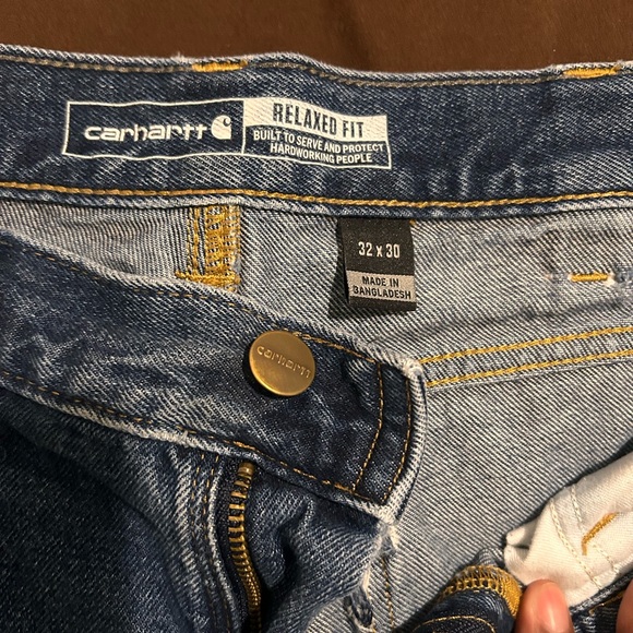 Carhatt Blue Jeans 32x30 - Picture 2 of 3